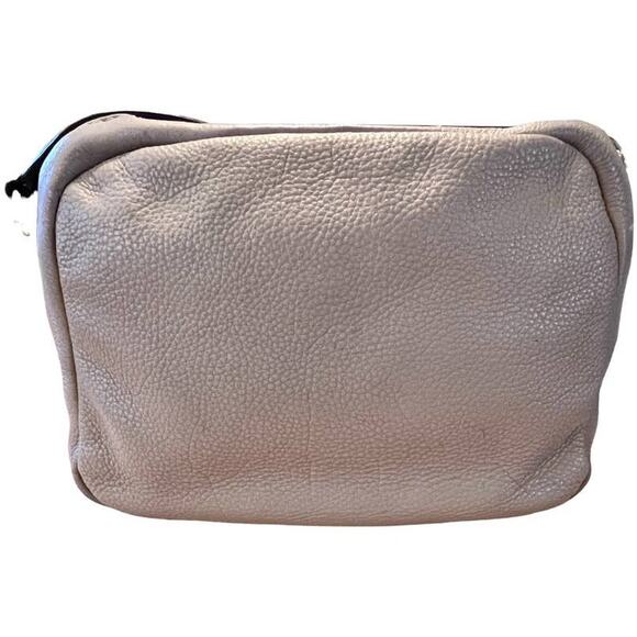 Kate Spade Leather Crossbody Small Compact Grey Greige Black FLAWS Upcycle Art - Picture 5 of 16